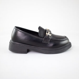 Жіночі туфли на каблуку — чорний, еко-шкіра, осінь, від 36 до 40 розміру